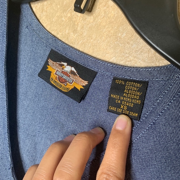 harley davidson crop top vintage